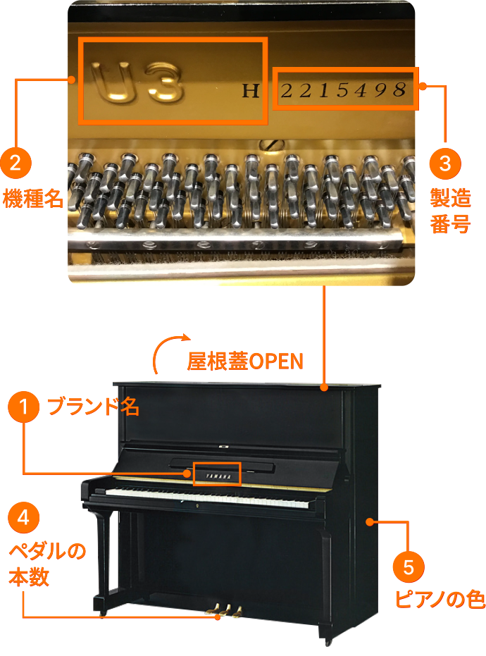 アップライトピアノ